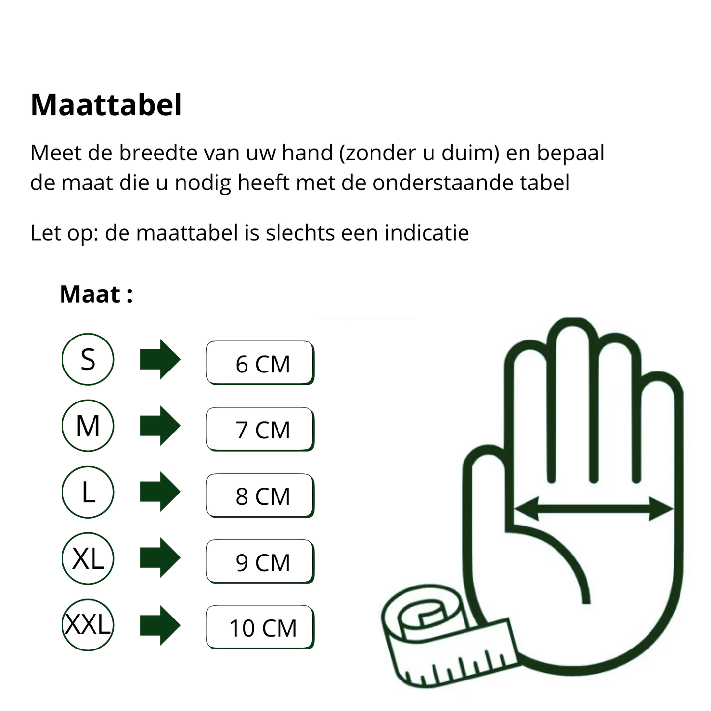 Leren handschoen