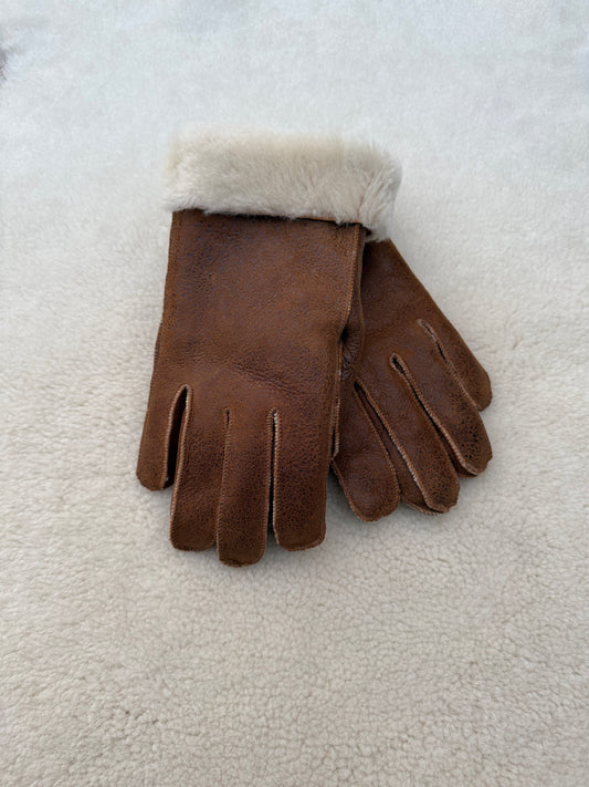 Donker Bruine Lammy Handschoenen